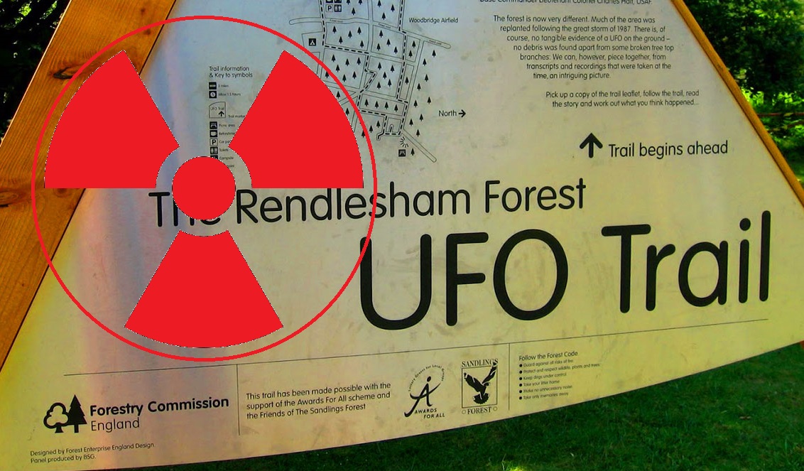 A radiation survey of Rendlesham Forest identifying hotspots at sites of reported UFO activity in 1980